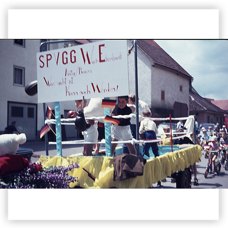 Spielvereinigung Wart-Ebershardt anlässlich dem 10-jährigen Jubiläum im Jahr 1968